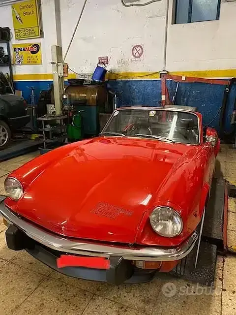 Usata Triumph Spitfire 1970 Rosso Cabrio