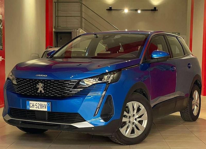 Usata Peugeot 3008 Allure 131 CV (96 kW) 2021 Blu/azzurro SUV