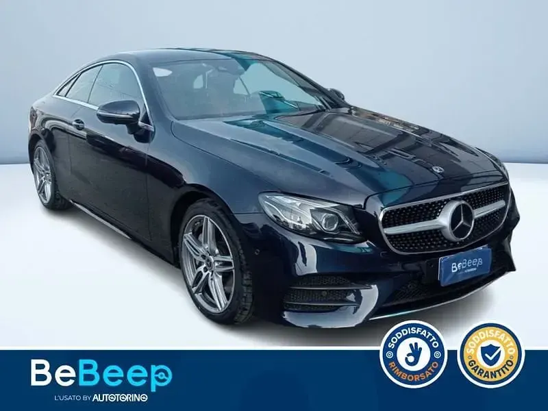 Begagnad Mercedes E350 Premium 299 HK (219 kW) 2019 Blå Sportkupé