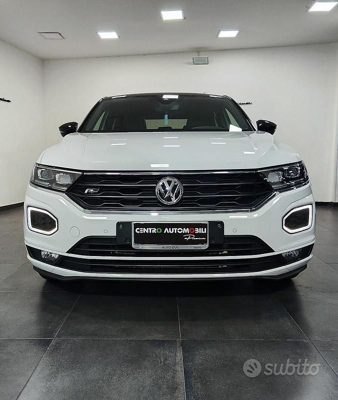 Usata VW T-Roc R-line 150 CV (110 kW) 2019 Bianco SUV
