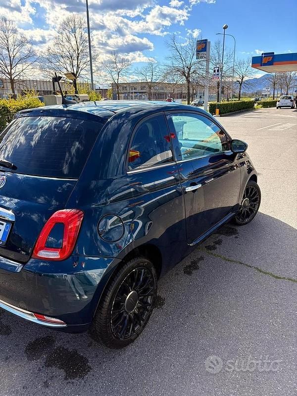 Usata Fiat 500C Dolcevita 69 CV (50 kW) 2020 Blu Cabrio