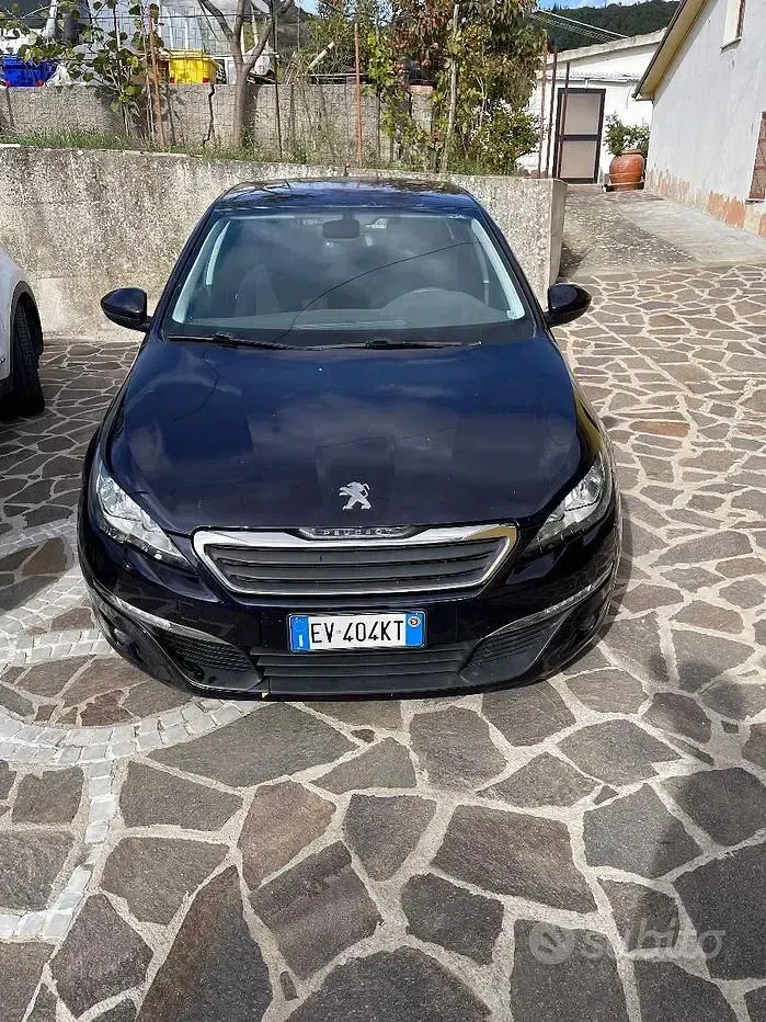 Usata Peugeot 308 92 CV (67 kW) 2014 Blu Berlina