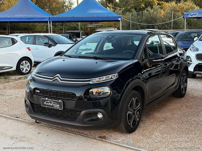 Usata Citroën C3 PureTech 82 CV (60 kW) 2017 Nero Berlina