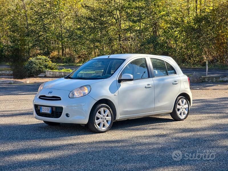 Usata Nissan Micra Tekna 80 CV (58 kW) 2013 Bianco Utilitaria