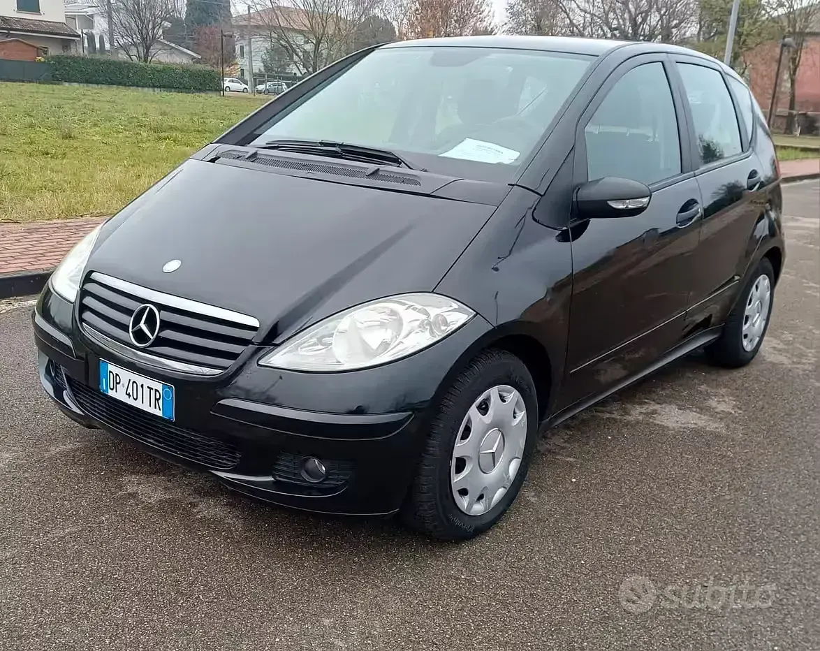 Usata Mercedes A170 Avantgarde 116 CV (85 kW) 2008 Nero Berlina