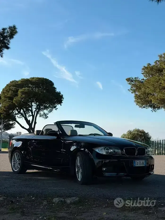 Usata BMW 118 Cabriolet M Sport 143 CV (105 kW) 2010 Nero Cabrio