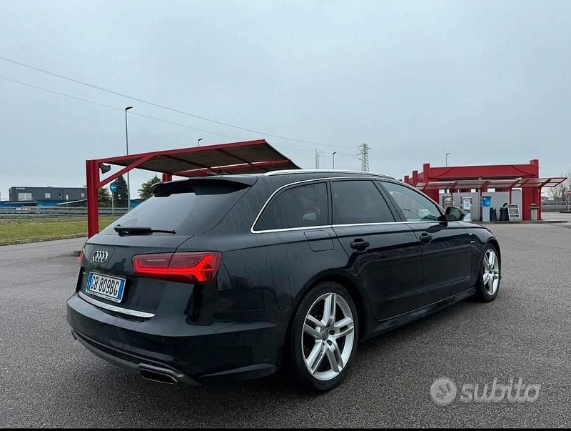 Usata Audi A6 S-line plus 190 CV (139 kW) 2016 Nero Station wagon