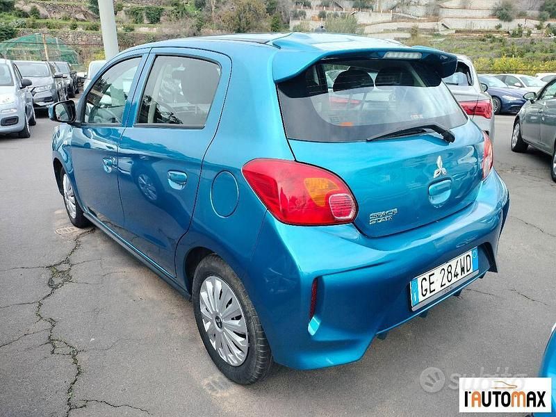 Usata Mitsubishi Space Star Invite 71 CV (52 kW) 2021 Blu Utilitaria