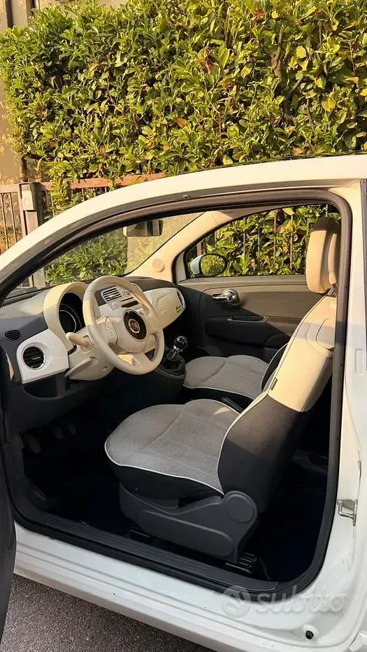 Usata Fiat 500 69 CV (50 kW) 2015 Bianco Berlina