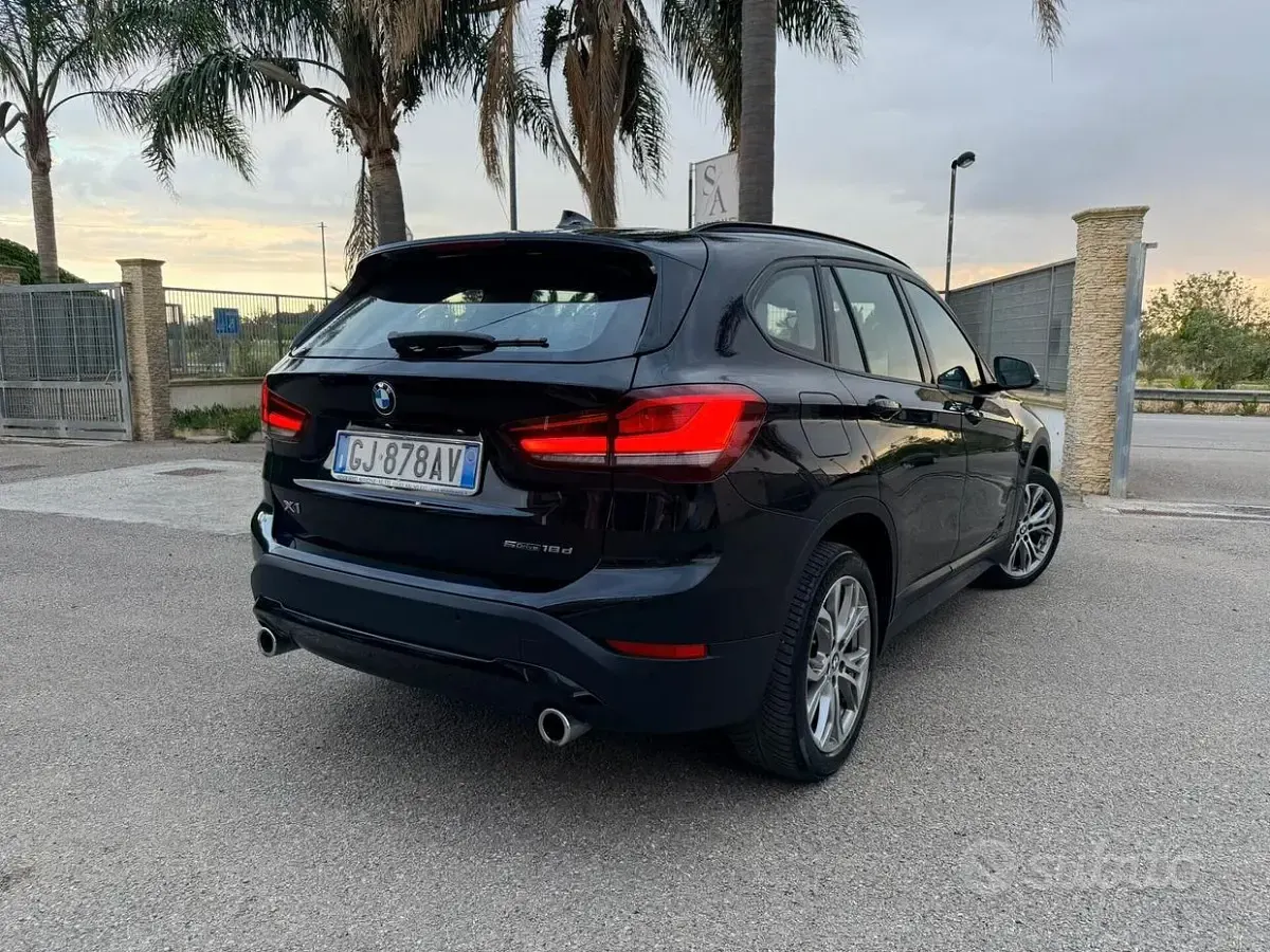 Usata BMW X1 Sport Line 150 CV (110 kW) 2022 Nero SUV