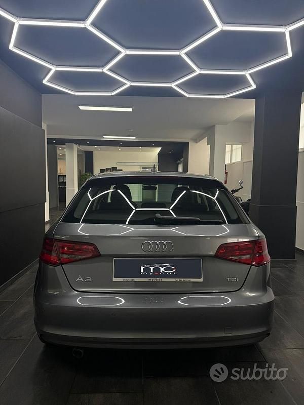 Usata Audi A3 Attraction 110 CV (80 kW) 2016 Grigio Berlina
