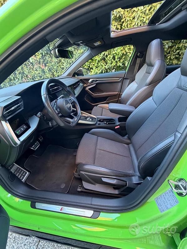 Usata Audi S3 310 CV (228 kW) 2021 Verde Berlina