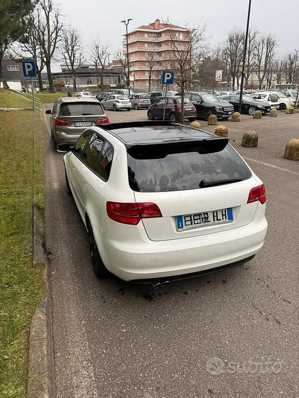 Usata Audi A3 S-Line 105 CV (77 kW) 2012 Bianco Utilitaria