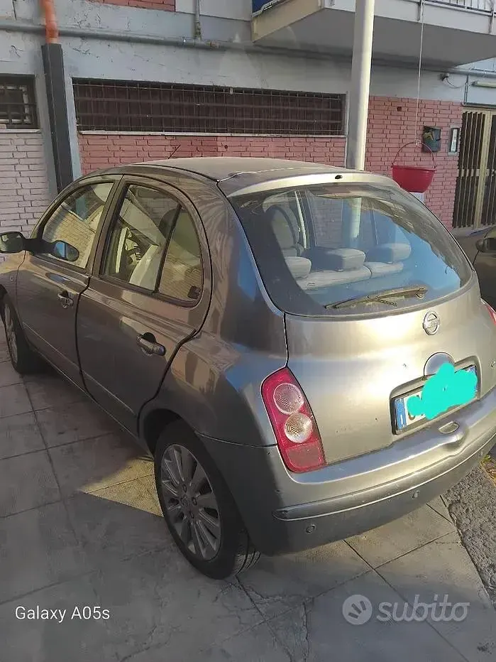 Usata Nissan Micra 82 CV (60 kW) 2007 Grigio Utilitaria