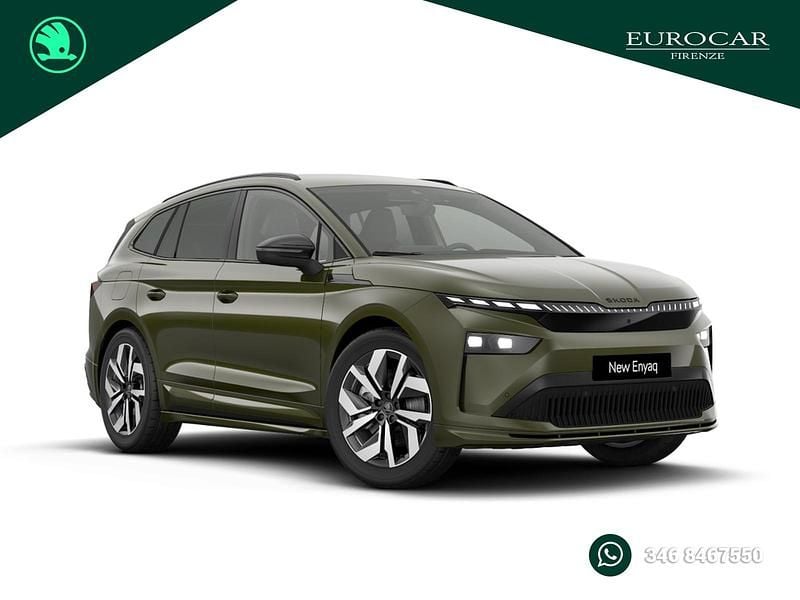 Nuova Skoda Enyaq iV SportLine 88 kW (121 CV) 2025 Verde olibo metallizzato SUV