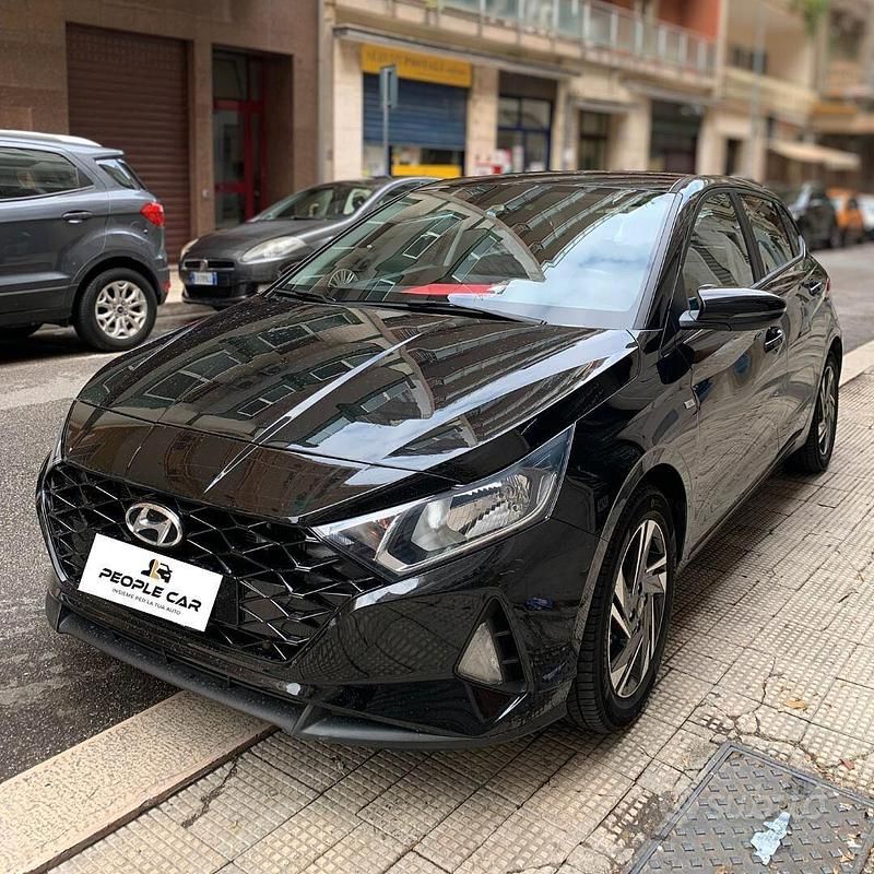 Brugt Hyundai i20 101 HK (74 kW) 2021 Sort Hatchback
