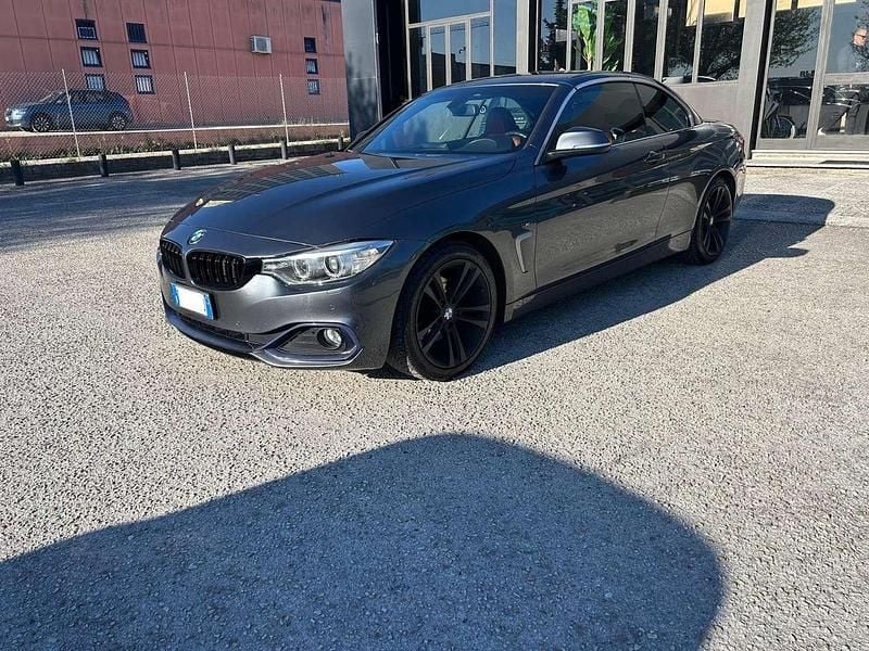 Usata BMW 420 Sport Line 184 CV (135 kW) 2016 Grigio Cabrio