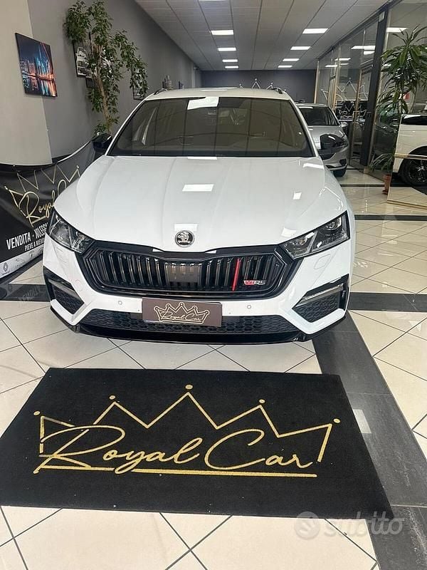 Usata Skoda Octavia RS 200 CV (147 kW) 2023 Bianco Station wagon