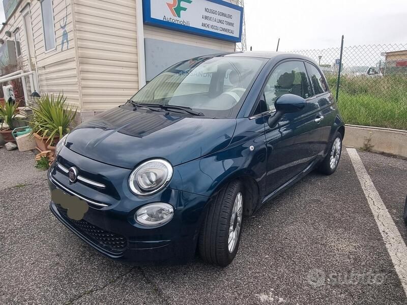 Usata Fiat 500 Lounge 69 CV (50 kW) 2019 Blu Berlina