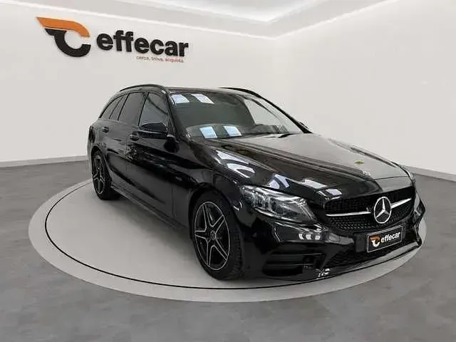 Usata Mercedes C220 Premium 194 CV (142 kW) 2021 Nero Station wagon