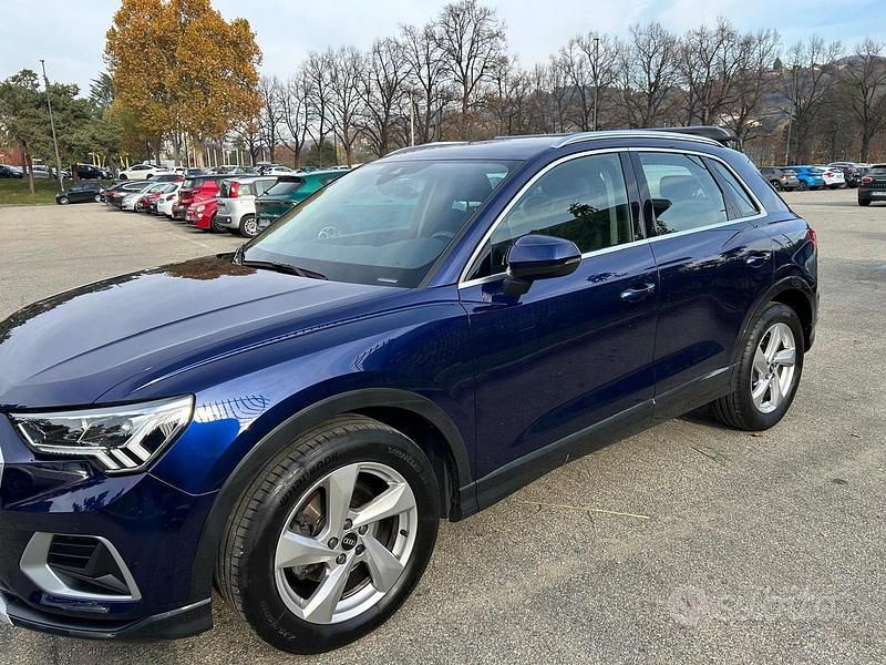 Usata Audi Q3 Advanced Plus 150 CV (110 kW) 2021 Blu SUV