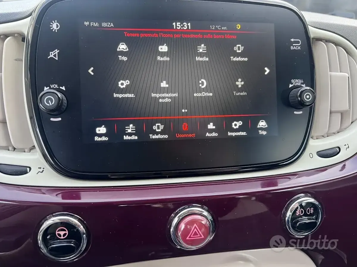 Usata Fiat 500 Lounge 70 CV (51 kW) 2020 Berlina