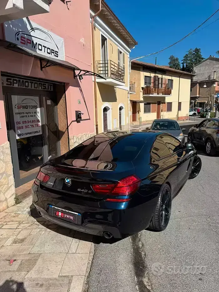 Usata BMW 640 M Sport 313 CV (230 kW) 2018 Blu Coupé