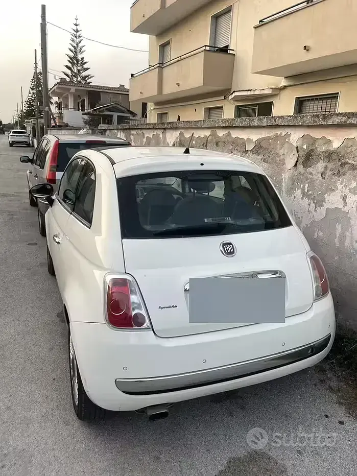 Usata Fiat 500 100 CV (73 kW) 2007 Bianco Berlina