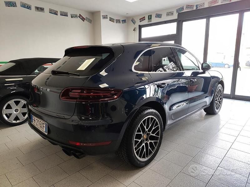 Brugt Porsche Macan Sport 250 HK (183 kW) 2017 Blå SUV