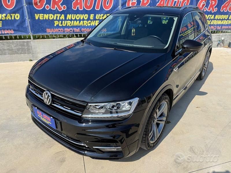 Usata VW Tiguan R-line 116 CV (85 kW) 2018 Nero SUV