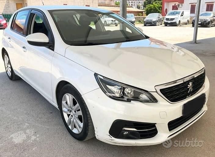 Usata Peugeot 308 Business-Line 100 CV (73 kW) 2018 Bianco Berlina