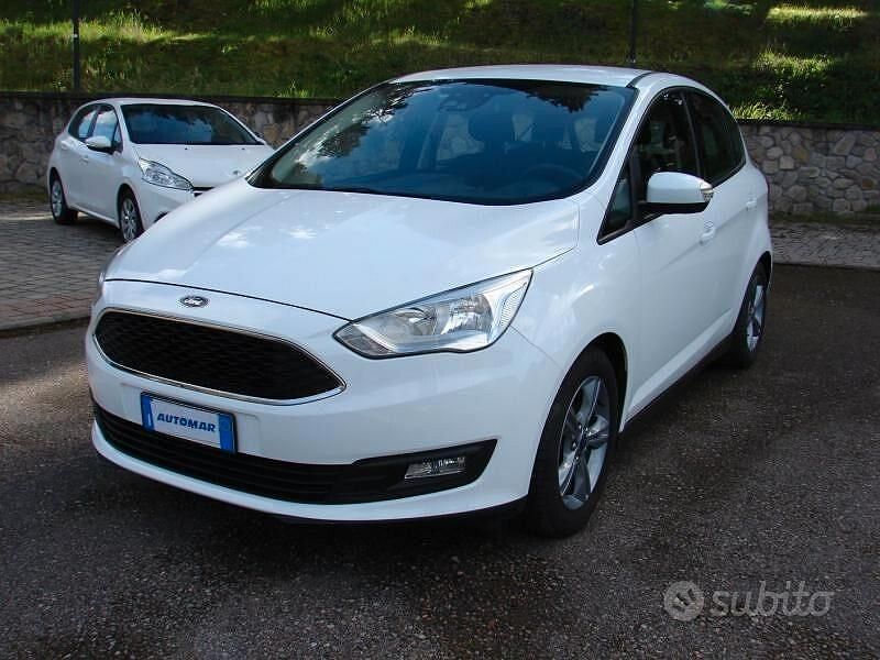 Bianco Usata 2019 Ford C-MAX Business Edition Monovolume | 14.400 € (Cara) - Immagine 1/4
