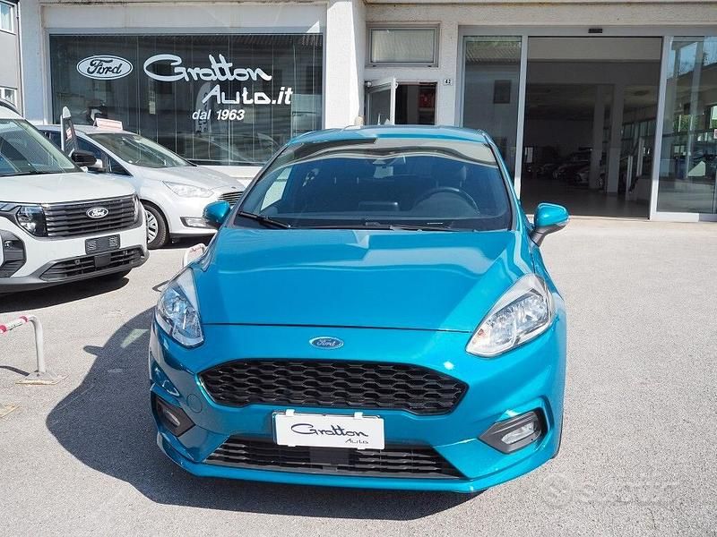 Second-hand Ford Fiesta ST-Line 85 CP (62 kW) 2019 Albastru Hatchback