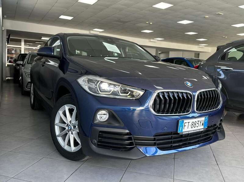 Usata BMW X2 150 CV (110 kW) 2019 Blu/azzurro SUV