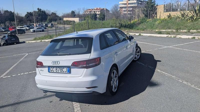 Usata Audi A3 Sport 110 CV (80 kW) 2017 Bianco Berlina
