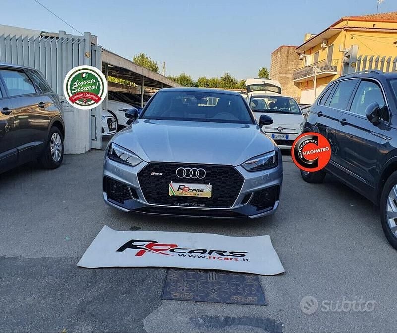 Usata Audi RS5 Comfort 450 CV (330 kW) 2018 Grigio Coupé