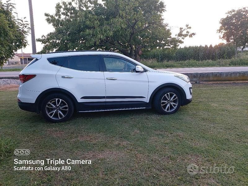 Usata Hyundai Santa Fe Comfort 150 CV (110 kW) 2013 Bianco SUV