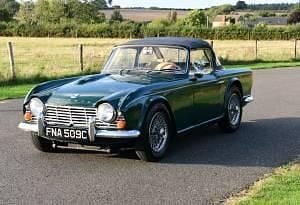 Usata Triumph TR4 100 CV (73 kW) 1965 Blu Cabrio