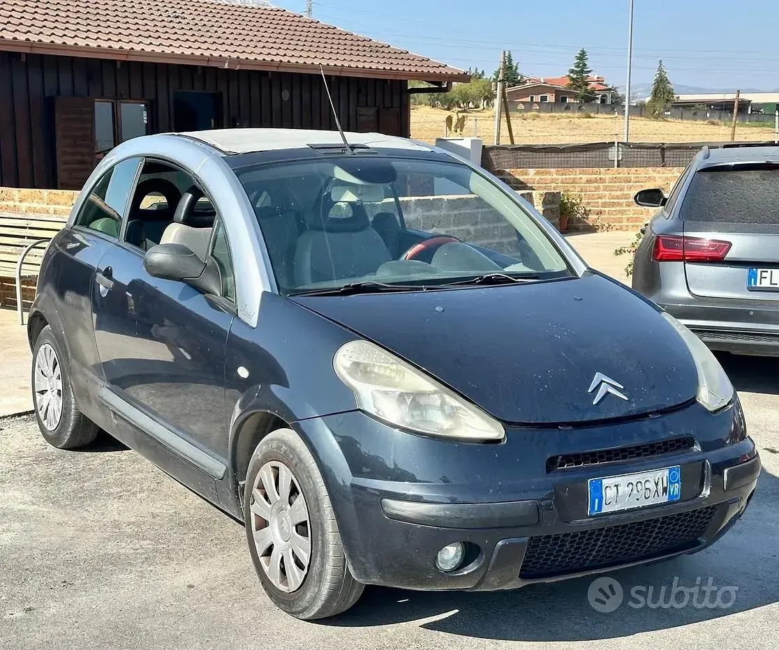 Usata Citroën C3 Pluriel 68 CV (50 kW) 2005 Nero Cabrio
