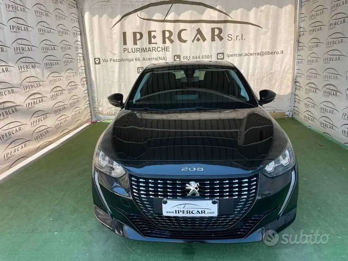 Usata Peugeot 208 Allure 101 CV (74 kW) 2021 Nero Utilitaria
