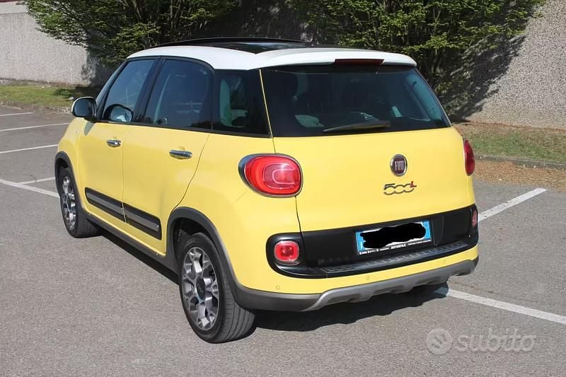 Usata Fiat 500L Trekking 105 CV (77 kW) 2013 Giallo Monovolume