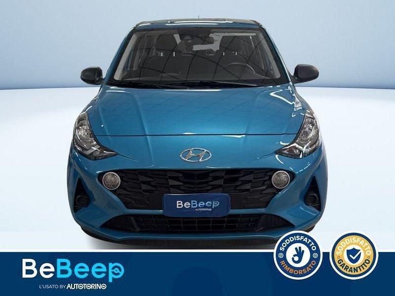 Usata Hyundai i10 Advanced 67 CV (49 kW) 2022 Azzurro metallizzato Utilitaria