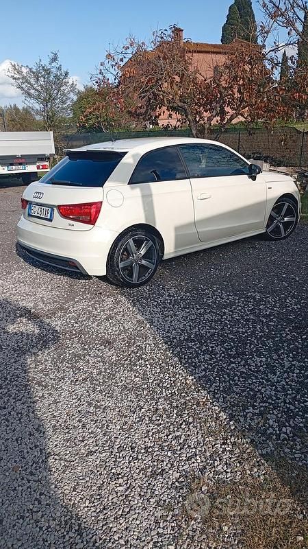 Usata Audi A1 S-Line 105 CV (77 kW) 2011 Bianco Utilitaria