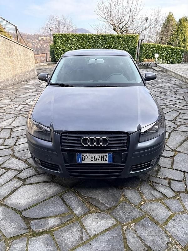 Usata Audi A3 Sportback Ambition 105 CV (77 kW) 2008 Grigio Utilitaria