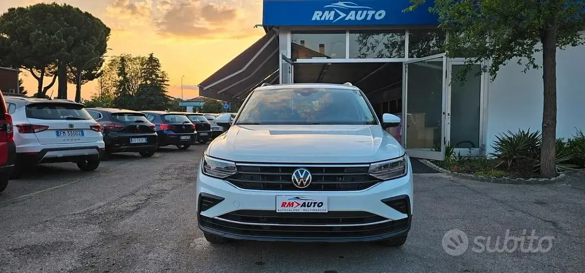 Usata VW Tiguan 150 CV (110 kW) 2021 Bianco SUV