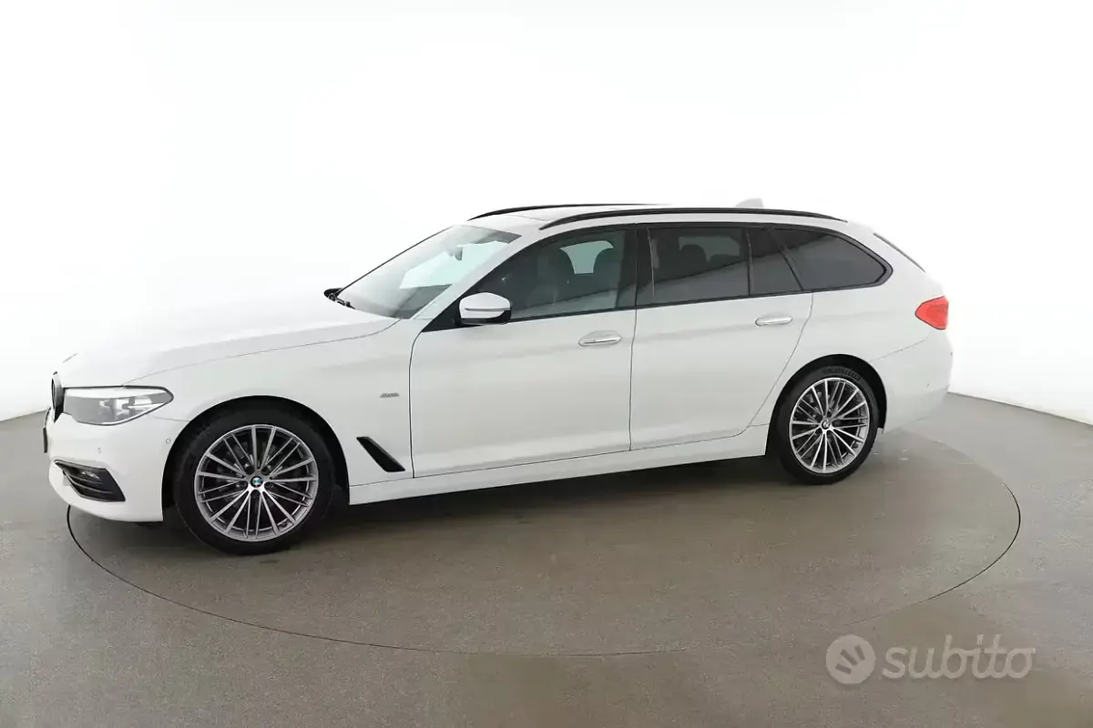 Usata BMW 520 Sport Line 190 CV (139 kW) 2018 Bianco Station wagon