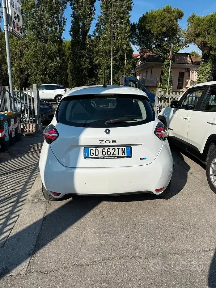 Usata Renault Zoe Life 50 kW (69 CV) 2020 Bianco Utilitaria