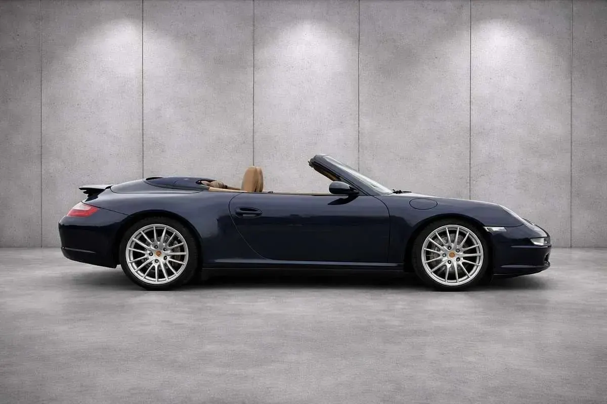 Usata Porsche 997 325 CV (239 kW) 2005 Blu/azzurro Cabrio