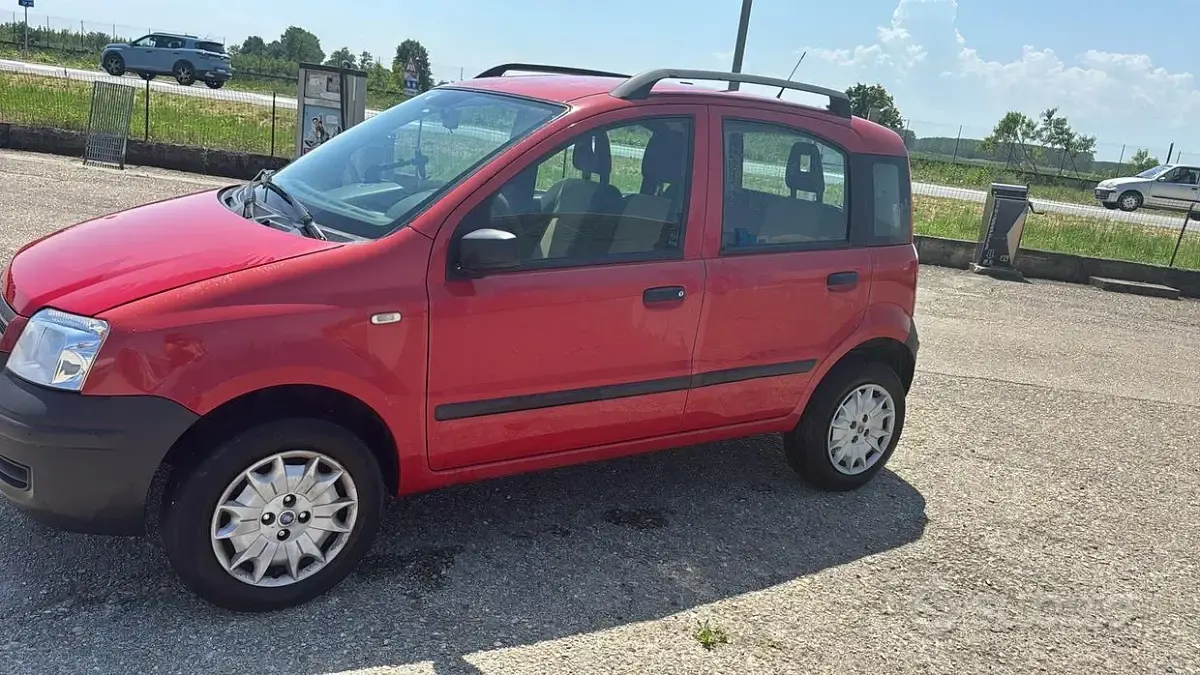 Usata Fiat Panda 60 CV (44 kW) 2007 Rosso Utilitaria