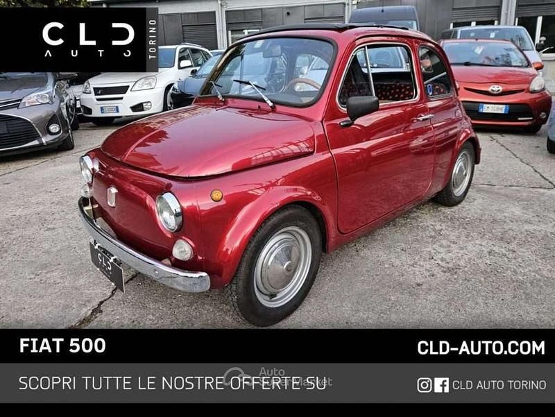 Usata Fiat 500 18 CV (13 kW) 1970 Rosso Utilitaria